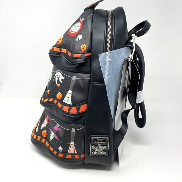 DISNEY Loungefly Nightmare Before Christmas String Lights Glow Mini Backpack